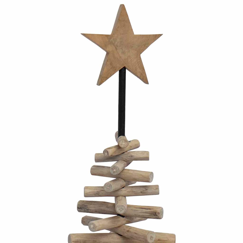 vidaXL Christmas Tree with Stand Brown 120 cm Solid teak wood