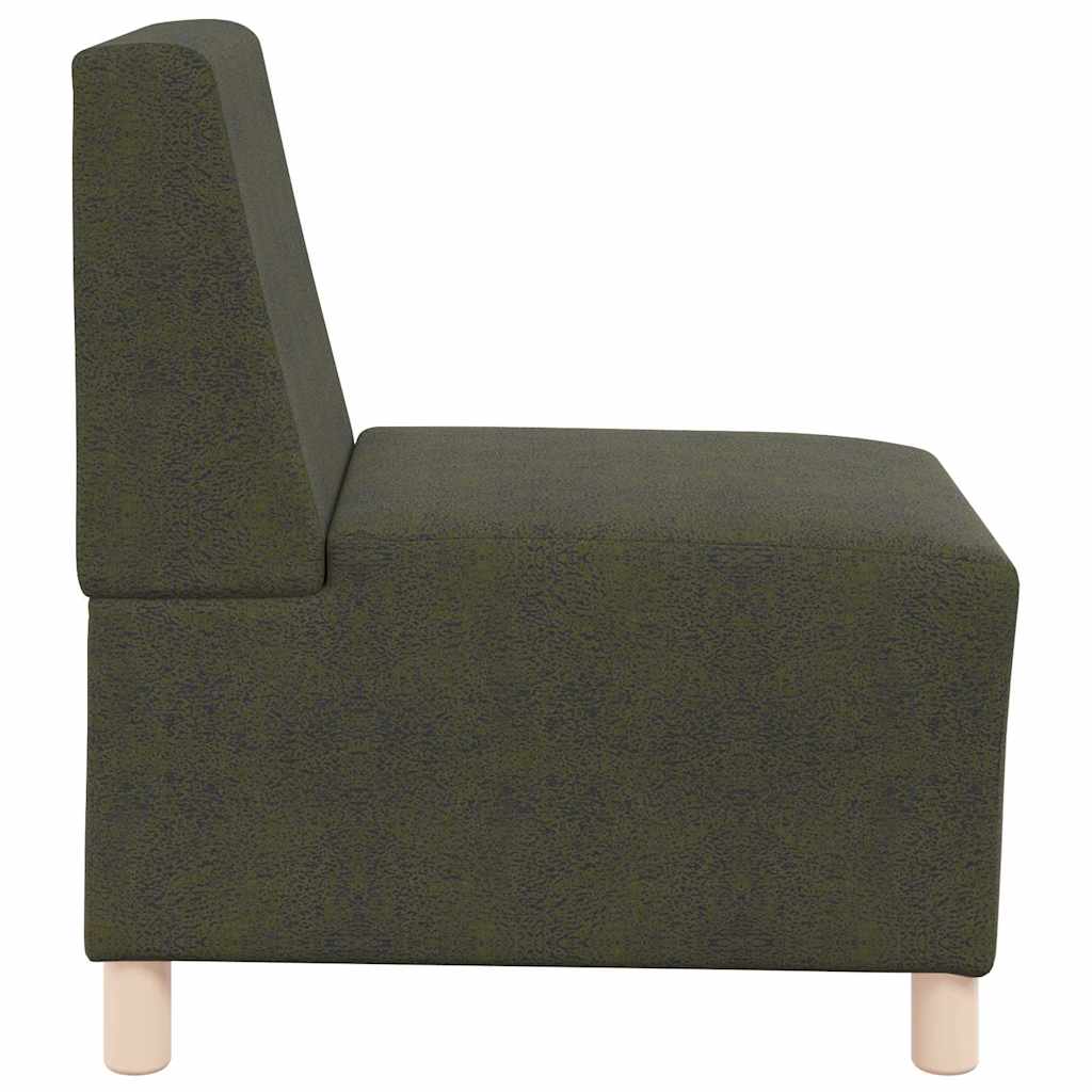 vidaXL Modular Sofa Unit Armless 3 pcs Green 55 x 74 x 82 cm