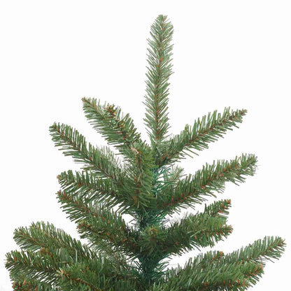 vidaXL Artificial Hinged Christmas Tree Green 180 cm PVC, steel
