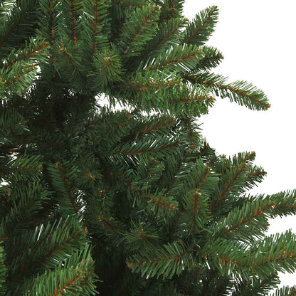 vidaXL Artificial Hinged Christmas Tree Green 180 cm PVC, steel