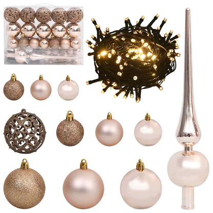 vidaXL Artificial Pre-lit Christmas Tree Silver 120 cm PET