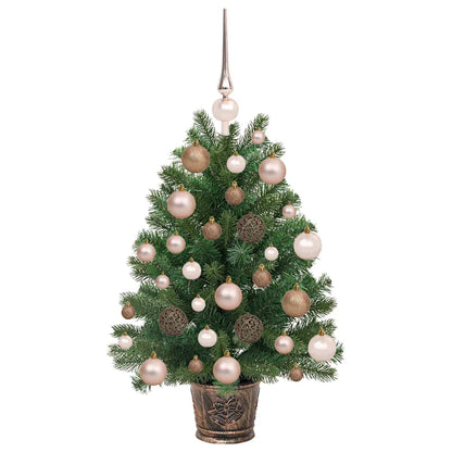 vidaXL Artificial Christmas Tree with 150 LEDs Green 75 cm PE and PVC