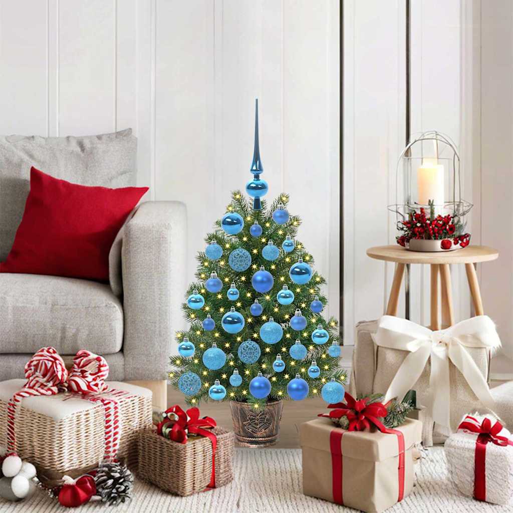 vidaXL Artificial Christmas Tree Green 75 cm PE and PVC