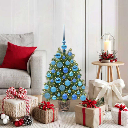 vidaXL Artificial Christmas Tree Green 75 cm PE and PVC