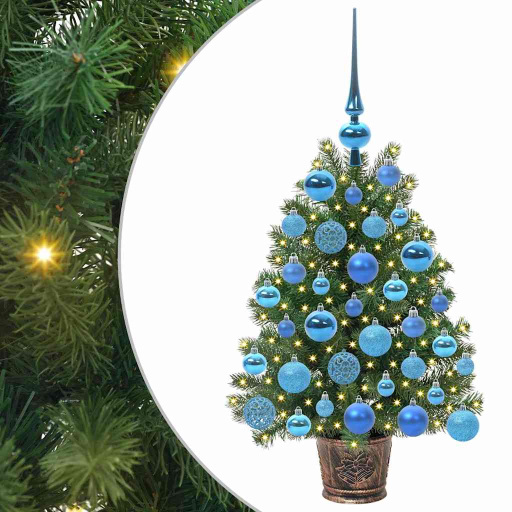 vidaXL Artificial Christmas Tree Green 75 cm PE and PVC