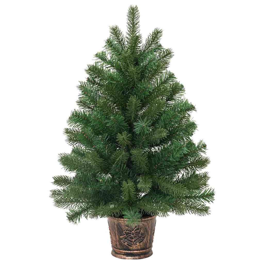 vidaXL Artificial Christmas Tree with 150 LEDs Green 95 cm PE and PVC