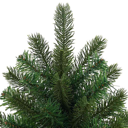 vidaXL Artificial Christmas Tree with 150 LEDs Green 95 cm PE and PVC