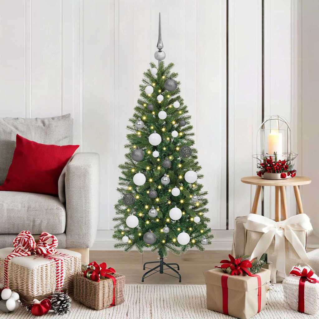 vidaXL Artificial Christmas Tree Green 120 cm PE and PVC