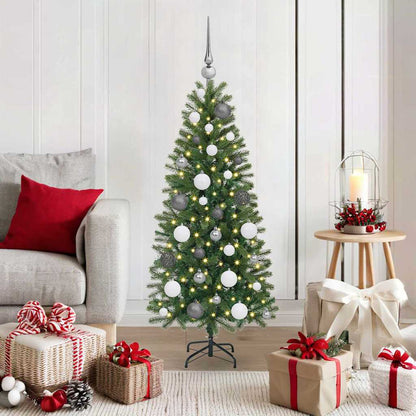 vidaXL Artificial Christmas Tree Green 120 cm PE and PVC