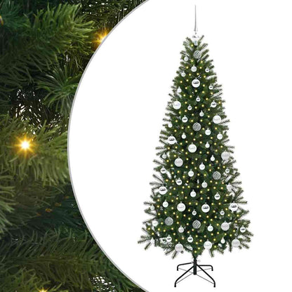 vidaXL Artificial Christmas Tree Green 180 cm PE and PVC