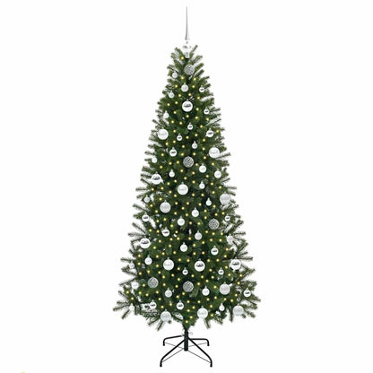 vidaXL Artificial Christmas Tree Green 180 cm PE and PVC