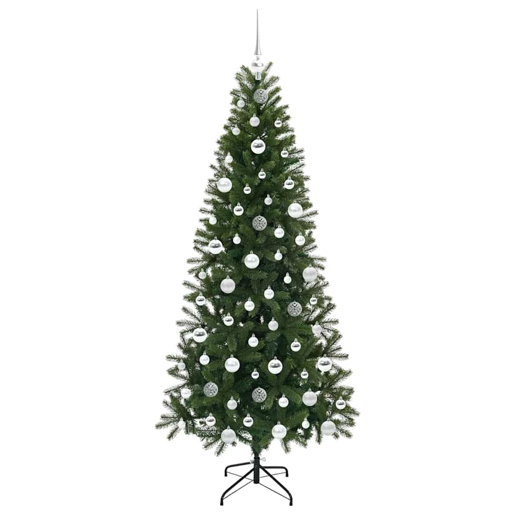 vidaXL Artificial Christmas Tree Green 180 cm PE and PVC
