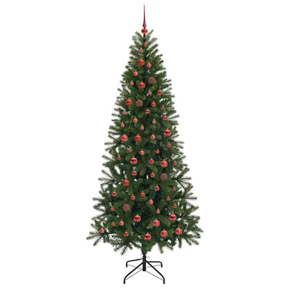 vidaXL Artificial Christmas Tree Green 210 cm PE and PVC