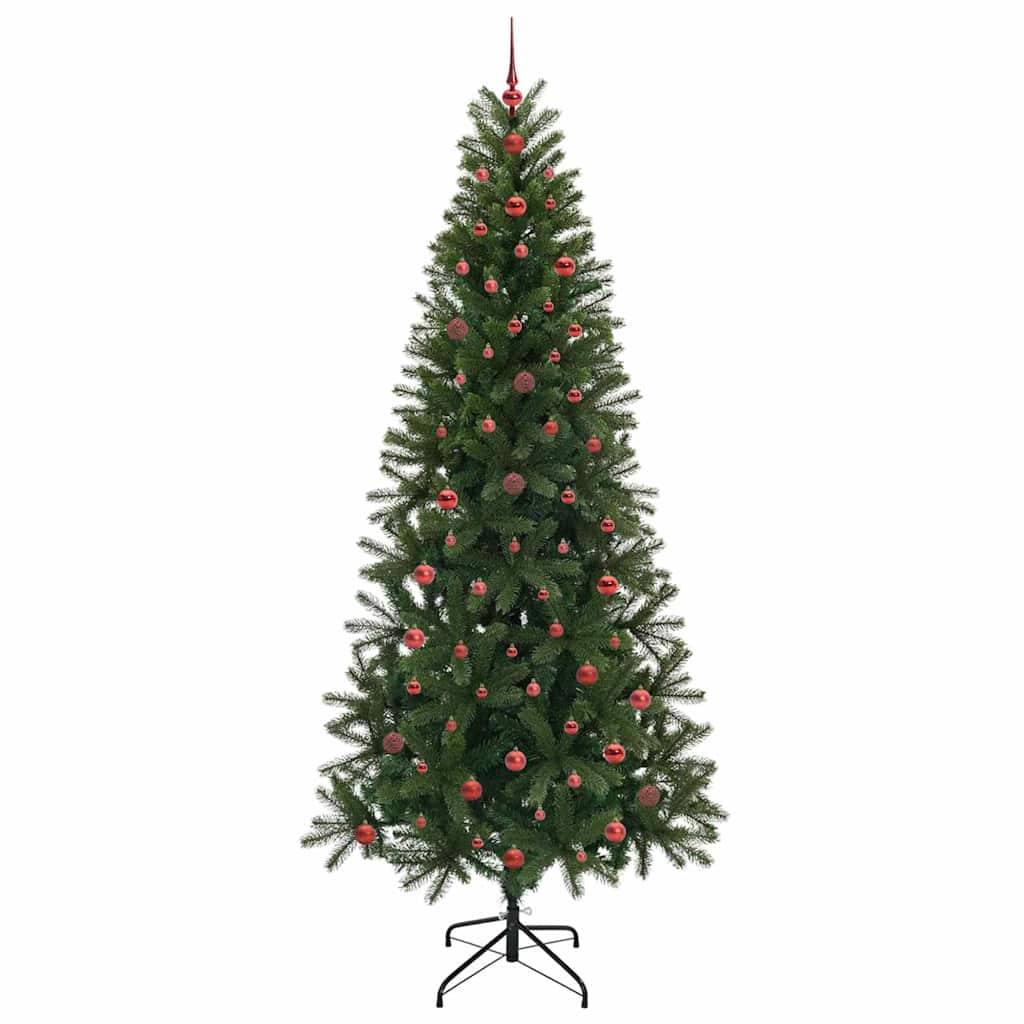 vidaXL Artificial Christmas Tree Green 240 cm PE and PVC
