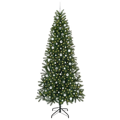 vidaXL Artificial Christmas Tree Green 240 cm PE and PVC