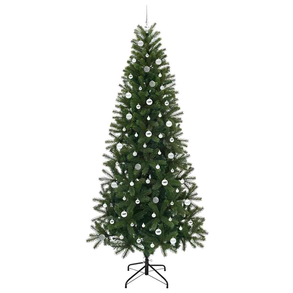 vidaXL Artificial Christmas Tree Green 240 cm PE and PVC