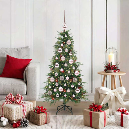 vidaXL Artificial Hinged Christmas Tree Green 120 cm PE and PVC