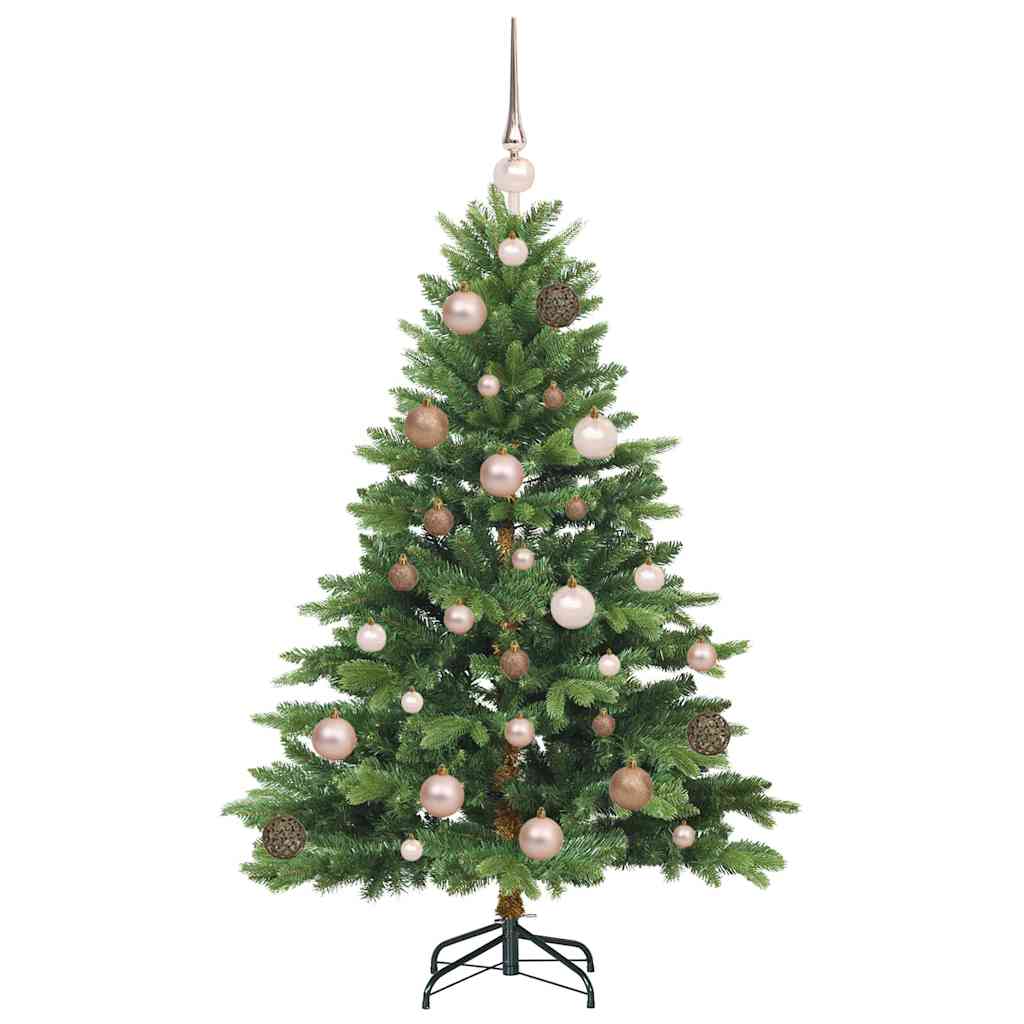 vidaXL Artificial Christmas Tree with 150 LEDs Green 120 cm PE and PVC