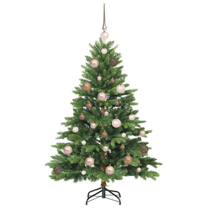 vidaXL Artificial Christmas Tree with 150 LEDs Green 120 cm PE and PVC