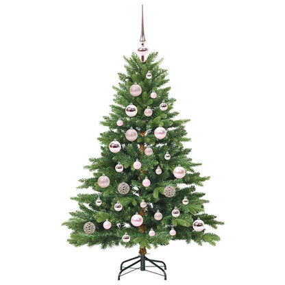 vidaXL Artificial Christmas Tree with 150 LEDs Green 120 cm PE and PVC