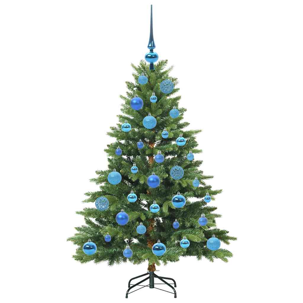 vidaXL Artificial Christmas Tree with 150 LEDs Green 120 cm PE and PVC