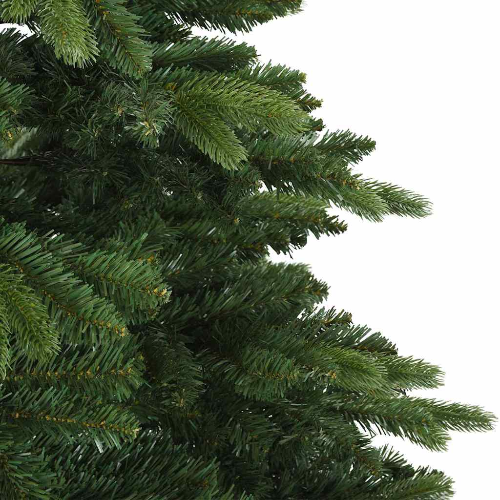 vidaXL Artificial Christmas Tree with 300 LEDs Green 210 cm PE and PVC