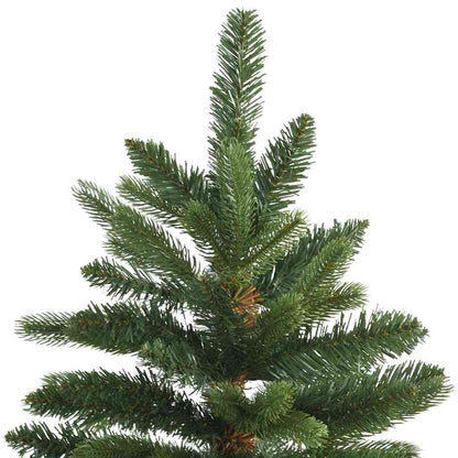 vidaXL Artificial Christmas Tree with 300 LEDs Green 240 cm PE and PVC