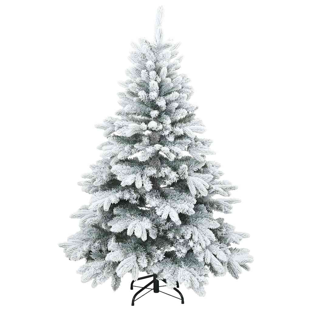vidaXL Artificial Christmas Tree with 150 LEDs White 120 cm PE and PVC