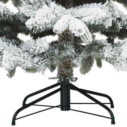 vidaXL Artificial Christmas Tree with 300 LEDs White 210 cm PE and PVC