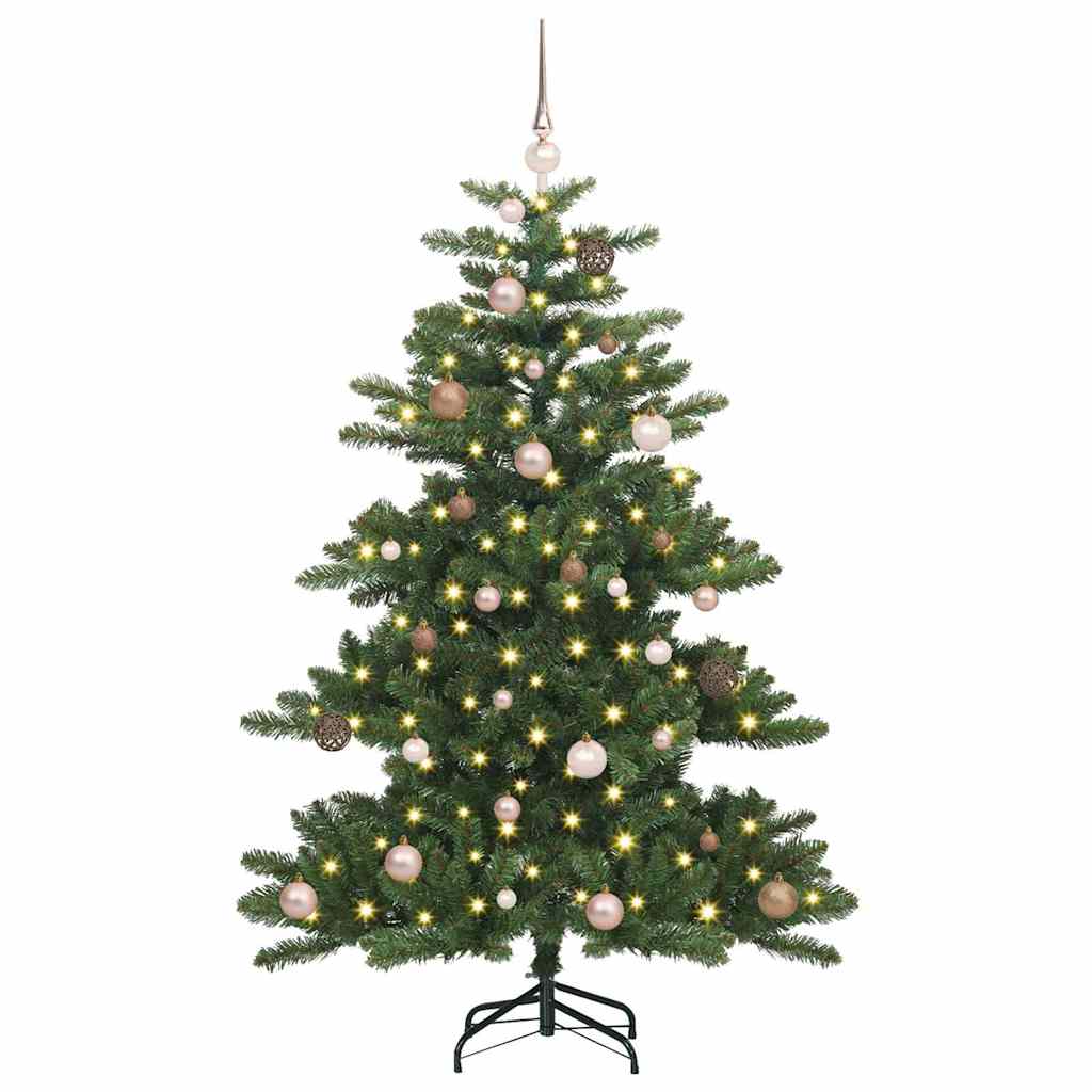 vidaXL Artificial Hinged Christmas Tree Green 150 cm PVC and Steel