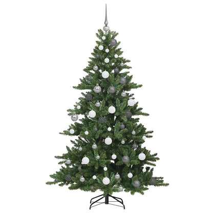 vidaXL Artificial Hinged Christmas Tree Green 180 cm PVC and Steel