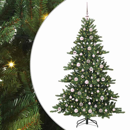 vidaXL Artificial Hinged Christmas Tree Green 180 cm PVC and Steel