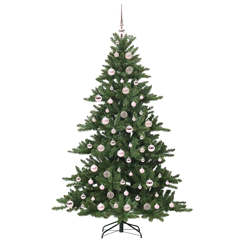 vidaXL Artificial Hinged Christmas Tree Green 180 cm PVC and Steel