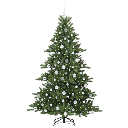 vidaXL Artificial Hinged Christmas Tree Green 180 cm PVC