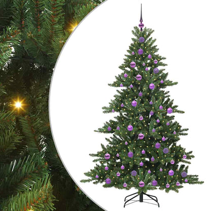 vidaXL Artificial Hinged Christmas Tree Green 180 cm PVC and Steel