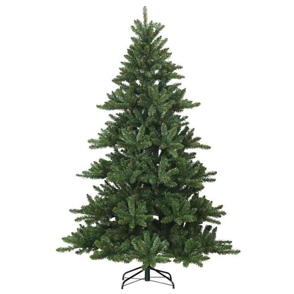 vidaXL Artificial Hinged Christmas Tree Green 240 cm PVC and Steel