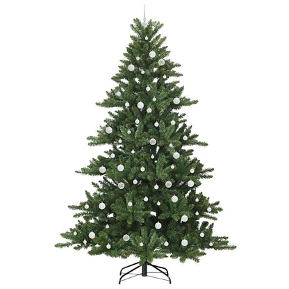 vidaXL Artificial Hinged Christmas Tree Green 240 cm PVC and Steel