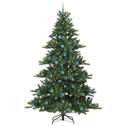 vidaXL Artificial Hinged Christmas Tree Green 240 cm PVC and Steel