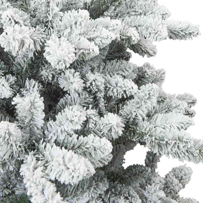 vidaXL Artificial Hinged Christmas Tree White 150 cm PVC and Steel