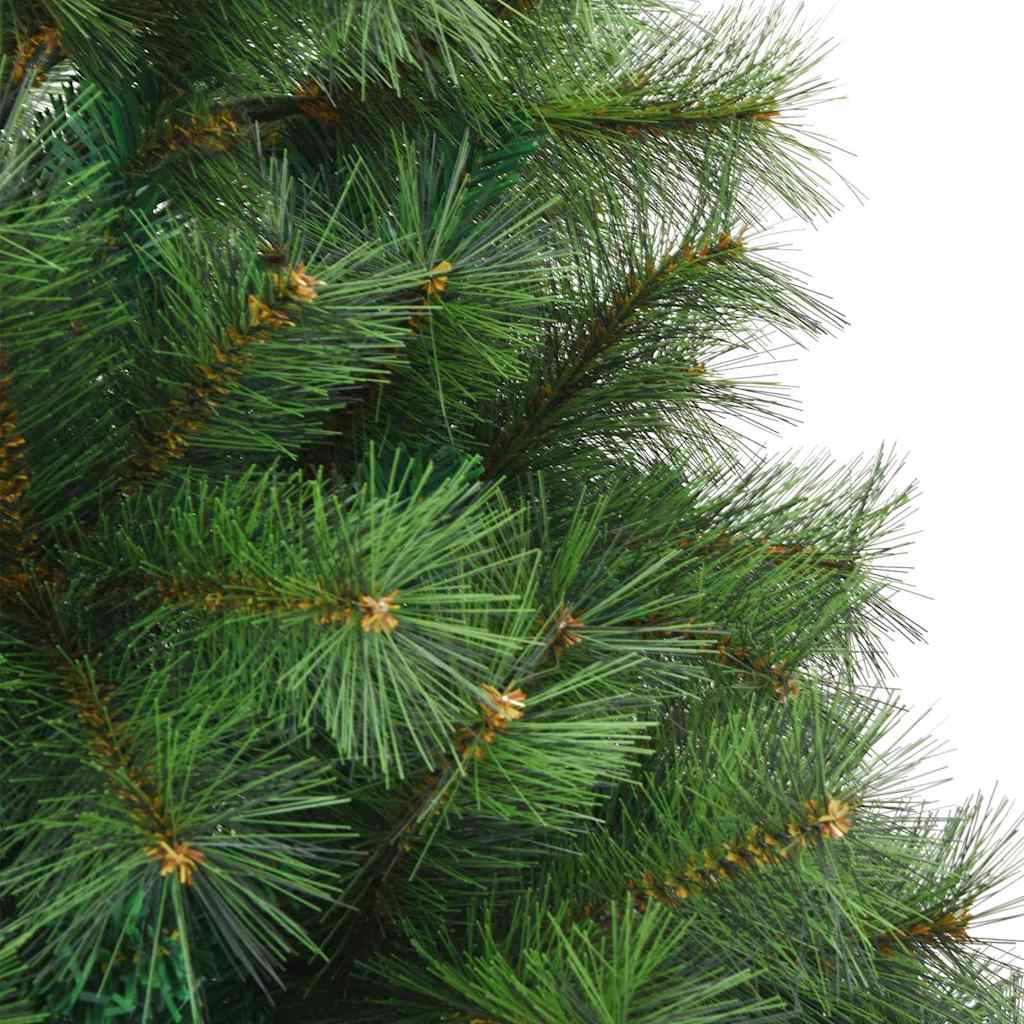 vidaXL Artificial Christmas Tree with 150 LEDs Green 120 cm PE and PVC