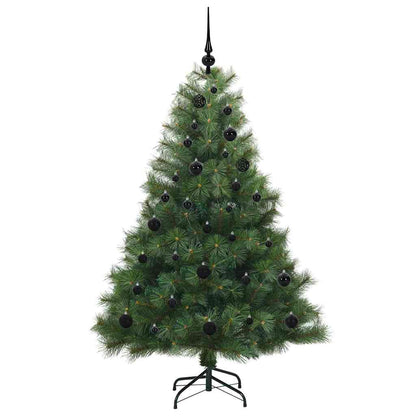 vidaXL Artificial Christmas Tree with 150 LEDs Green 150 cm PE and PVC