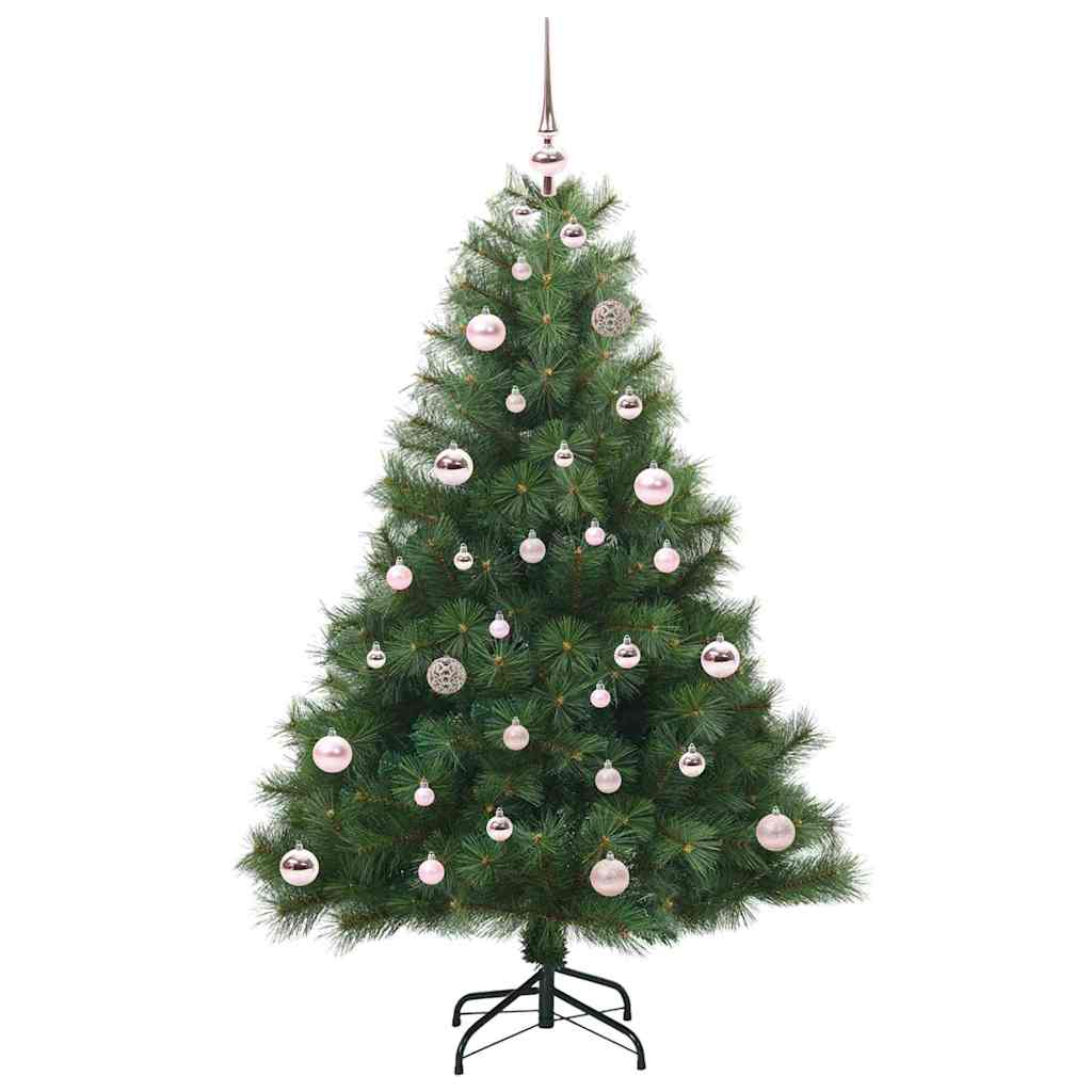 vidaXL Artificial Christmas Tree with 150 LEDs Green 150 cm PE and PVC
