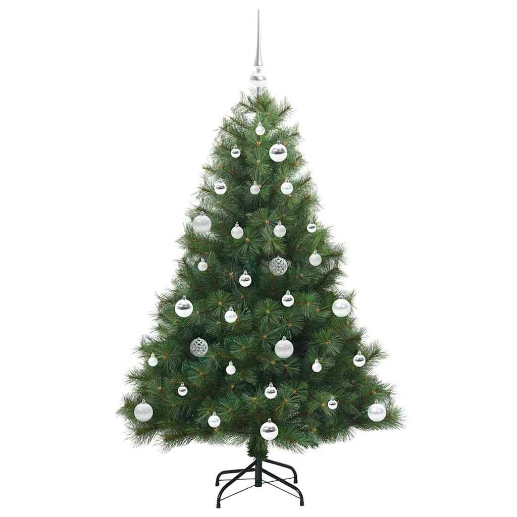 vidaXL Artificial Christmas Tree with 150 LEDs Green 150 cm PE and PVC
