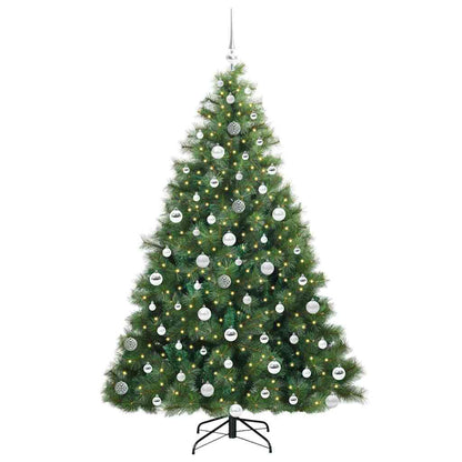vidaXL Artificial Christmas Tree Green 180 cm PE and PVC