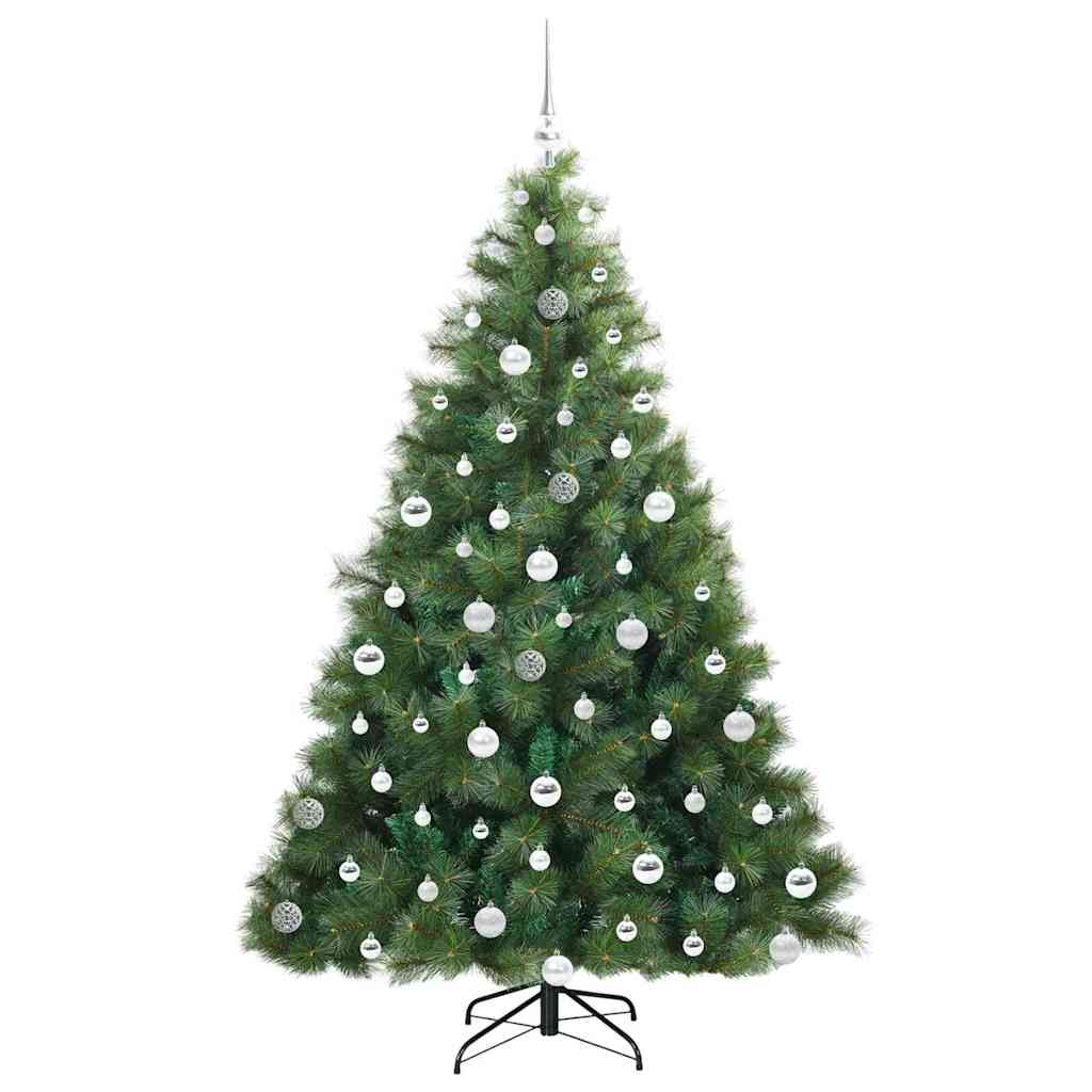 vidaXL Artificial Christmas Tree Green 180 cm PE and PVC
