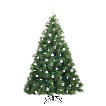 vidaXL Artificial Christmas Tree Green 180 cm PE and PVC