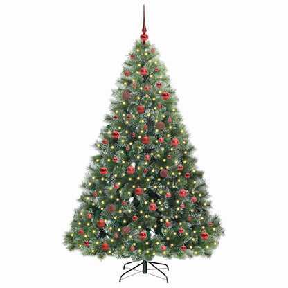 vidaXL Artificial Christmas Tree Green 180 cm PE and PVC