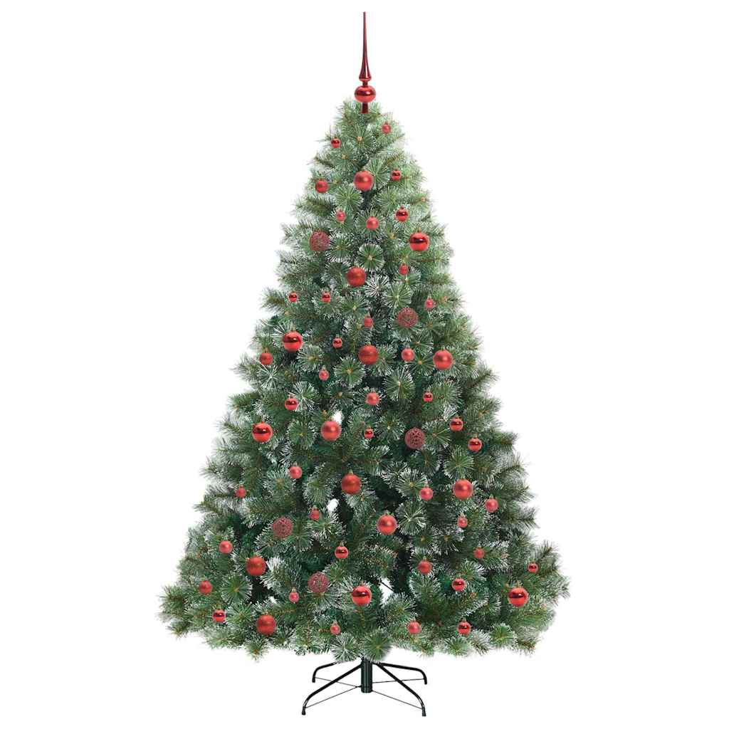 vidaXL Artificial Christmas Tree Green 180 cm PE and PVC