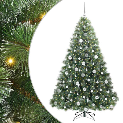 vidaXL Artificial Christmas Tree Green 180 cm PE and PVC