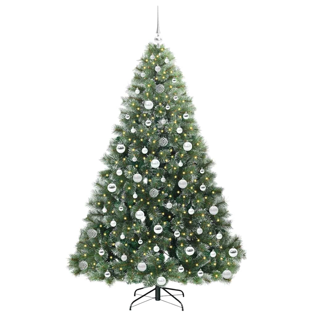 vidaXL Artificial Christmas Tree Green 180 cm PE and PVC